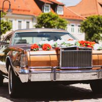 Autodeko Hochzeit Rosen Thüringen - Schleusingen Vorschau