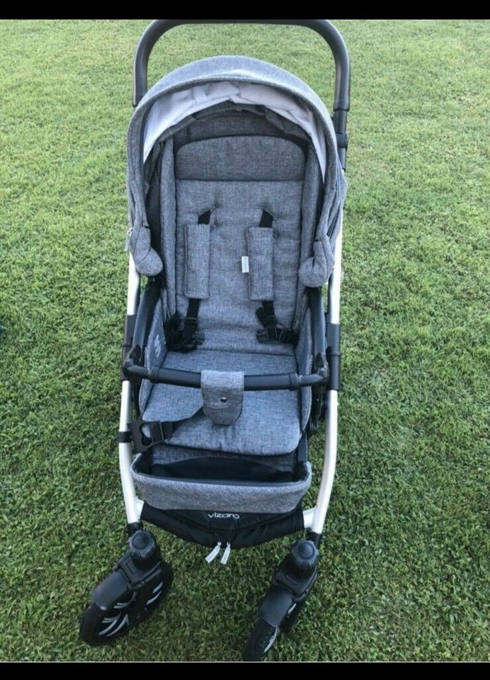 Kinderwagen Babywanne Sportwagen Alu Wickeltasche 4 luftreifen in Schenefeld