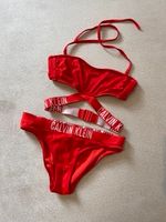 Roter Bikini von Calvin Klein Gr. XS Hessen - Groß-Gerau Vorschau