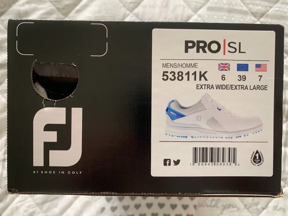 FOOTJOY PRO SL GOLFSCHUHE FÜR HERREN * NEU WERTIG * NP 210,- in Flensburg