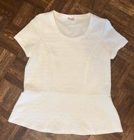 Shirt Bluse weiß ausgestellt Kurzarm ca. 42/44 Nordrhein-Westfalen - Recklinghausen Vorschau