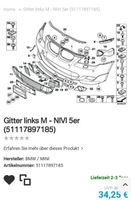 BMW e60 e61 M 5er Gitter Links M NIVI 51117897185 Baden-Württemberg - Trochtelfingen Vorschau