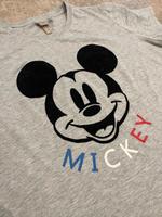 H&M Mickey Tshirt 2XL gerader Schnitt grau Niedersachsen - Langenhagen Vorschau
