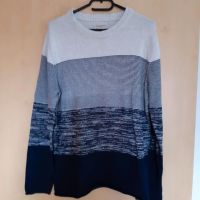 Herren Baumwoll Pulli Gr. L - blau-weiss Nordrhein-Westfalen - Ostbevern Vorschau