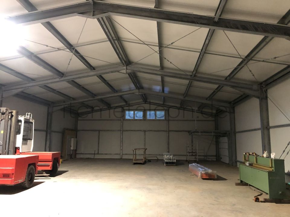 8x10x3,3m Stahlhalle Konstruktion - Industriehalle Lagerhalle PV in Schwerin