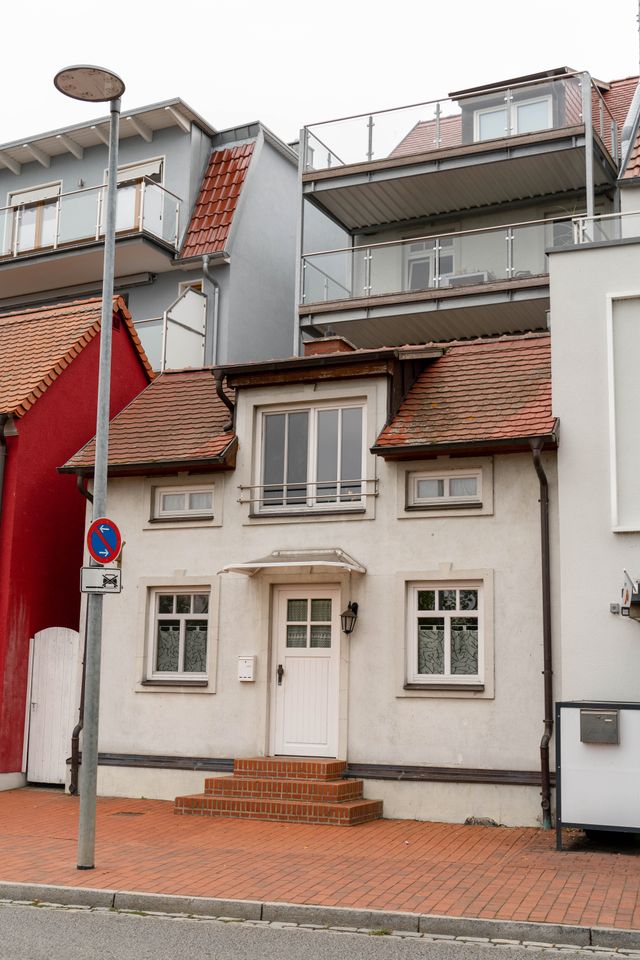 Schönes Stadthaus + Einlieger-Whg. im kleinen Vorderhaus, beide mit freiem Blick auf die Müritz in Waren (Müritz)