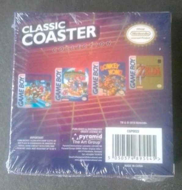 Nintendo Gameboy Spiele Classic Coaster Untersetzer in Nettetal