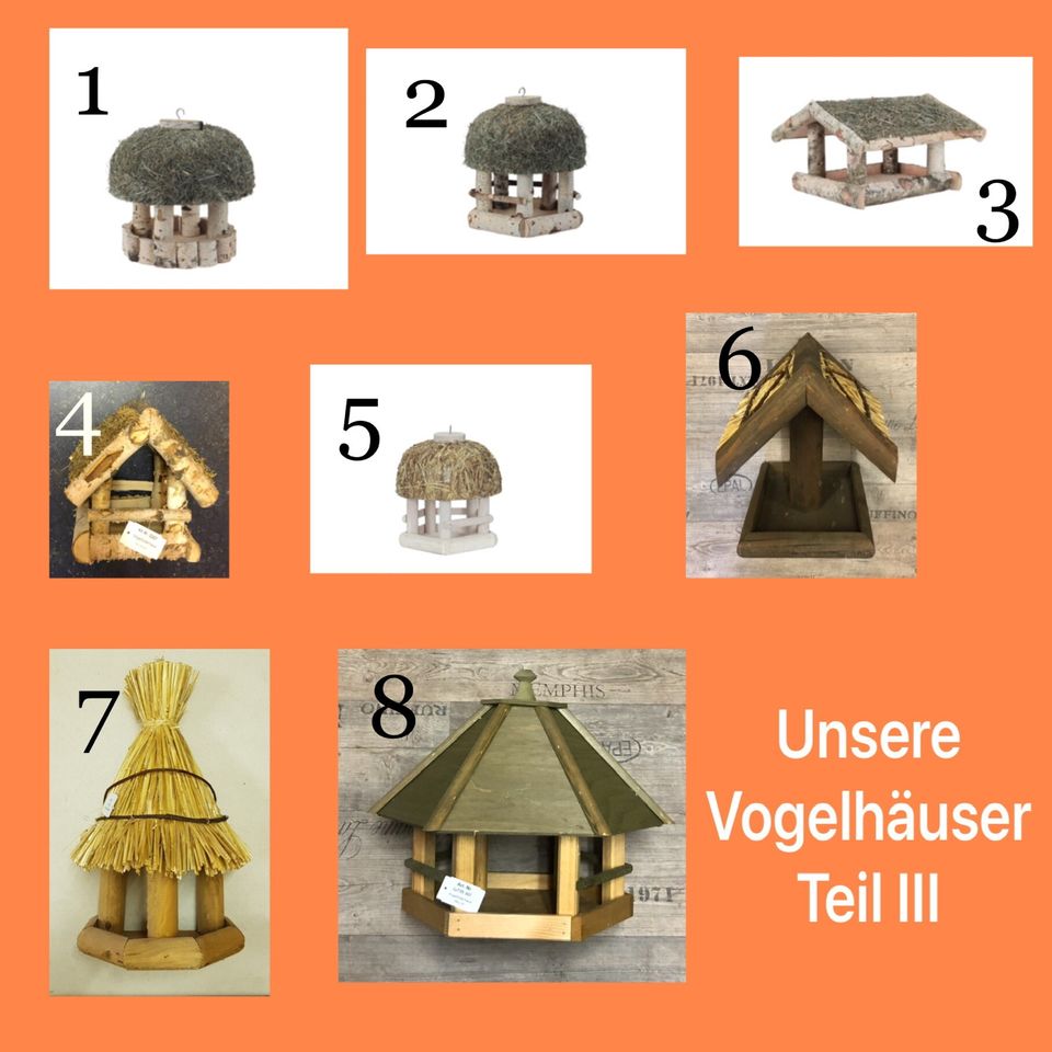 !!NEU!! Vogelhaus, Futterhaus Vogelbauer Voliere, Vogelfutterhaus in Neustadt in Holstein