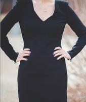 Kleid schwarz Gianni Versace ital. Gr. 46 dt. Gr. 40 Vintage Saarland - Marpingen Vorschau