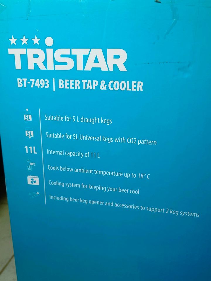 Bierzapfanlage TRISTAR mit Kühlfunktion (ungeöffnet) in Camburg