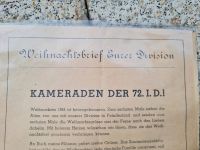 weihnachtsbrief 1944 72st infanteriedivision original Bayern - Berchtesgaden Vorschau