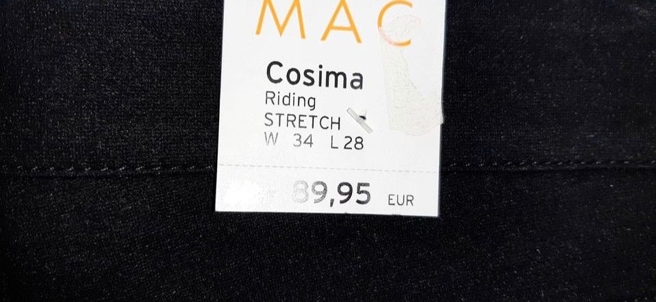 Damenhose schwarz von MAC in Gr. 34 Geniale Qualität NEU in Weitnau