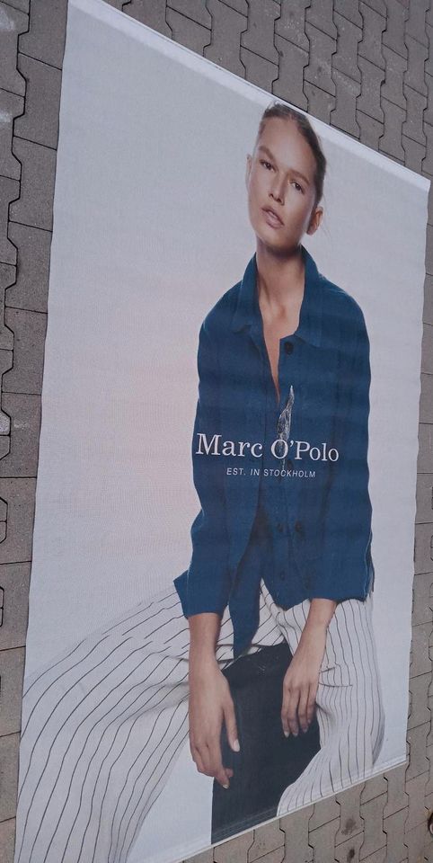 Marc O Polo Plakat, Werbung, Banner, Poster Plane, Model in Rosenheim