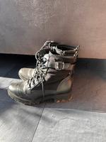 Schwarze Stiefeletten Rock Gothic silberne Schnallen Bayern - Weil a. Lech Vorschau
