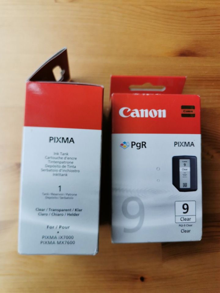 + + CANON, Pixma PgR, Tintenpatrone, 9 Clear/Transparent/Klar + + in Eresing