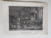 Der Alchimist Lithographie von1852 Baden-Württemberg - Leonberg Vorschau