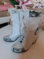 Stiefeletten grau in gr.36 von Gordon Jack♡ Sachsen - Frankenberg (Sa.) Vorschau