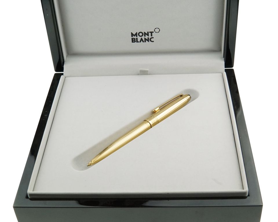 Montblanc Meisterstück Solitaire 750er Solid Gold Kugelschreiber in Pfarrkirchen