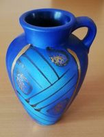 kleine Vase in Form einer Amphore ( blau mit gold ) Saarland - Ottweiler Vorschau