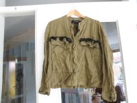 Zara Basic - ausgefallenes Leinenoberteil khaki Gr. XS Schleswig-Holstein - Lübeck Vorschau