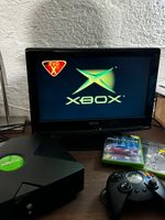 XBOX Classic Schwarz Komplettset / EvoX-Mod / Controller / Spiele Nordrhein-Westfalen - Hückeswagen Vorschau