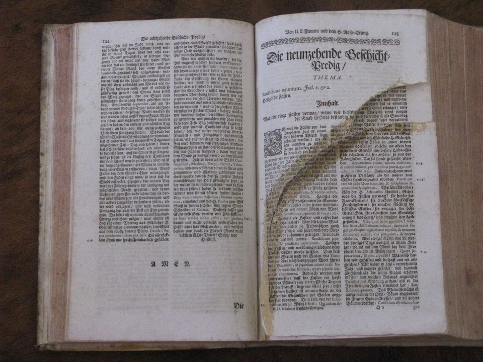 Marienpredigt von 1715, Antike Bücher /Selten für Sammler in Diez