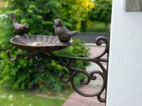 ❀Vogeltränke aus Gusseisen + Wandhaken Vogelbad *NEU by Esschert Nordrhein-Westfalen - Leverkusen Vorschau