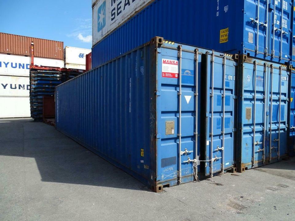 40 Fuß High Cube Lagercontainer gebraucht FOT Depot Nürnberg in Nürnberg (Mittelfr)