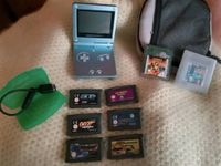 Super Zustand Nintendo Gameboy Advance SP 8 Spiele Tasche Nordrhein-Westfalen - Lüdenscheid Vorschau