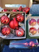 Christbaum Kugeln rot, Spitzen rot, gold, silber Bayern - Germering Vorschau