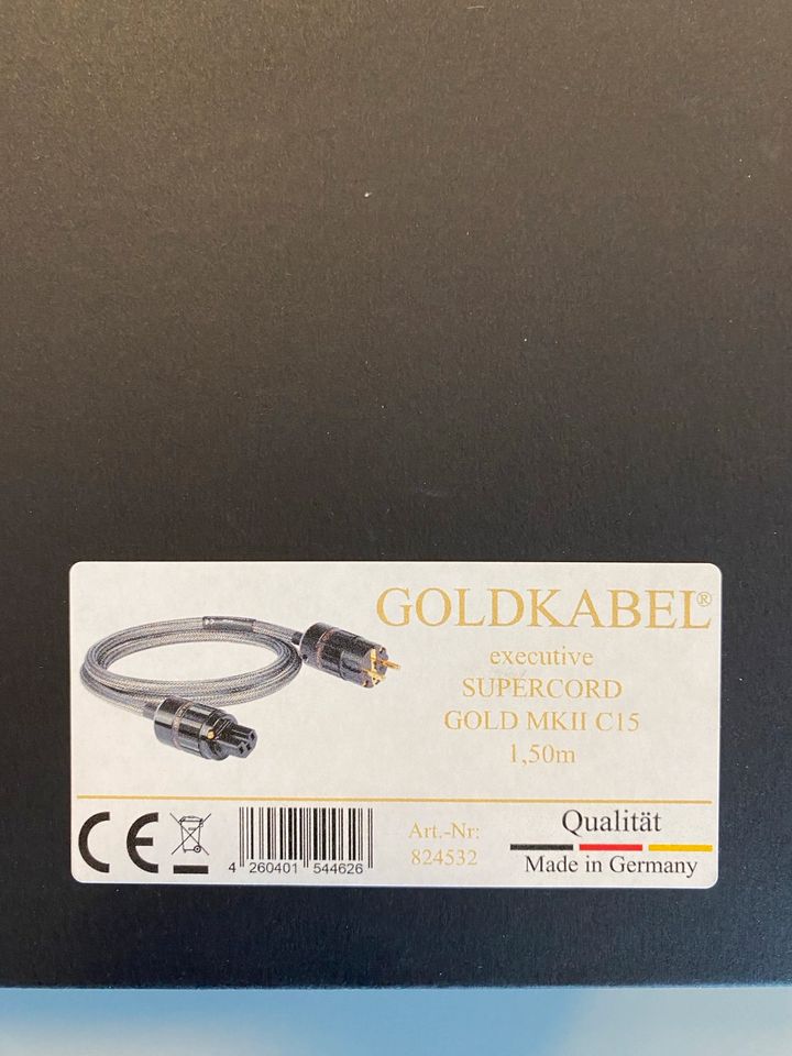 Goldkabel Executive SUPERCORD GOLD MKII C15 in Freren