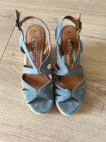 Wedges Schuhe Pumps Sandalen blau Tamaris 38 Schleswig-Holstein - Neuengörs Vorschau