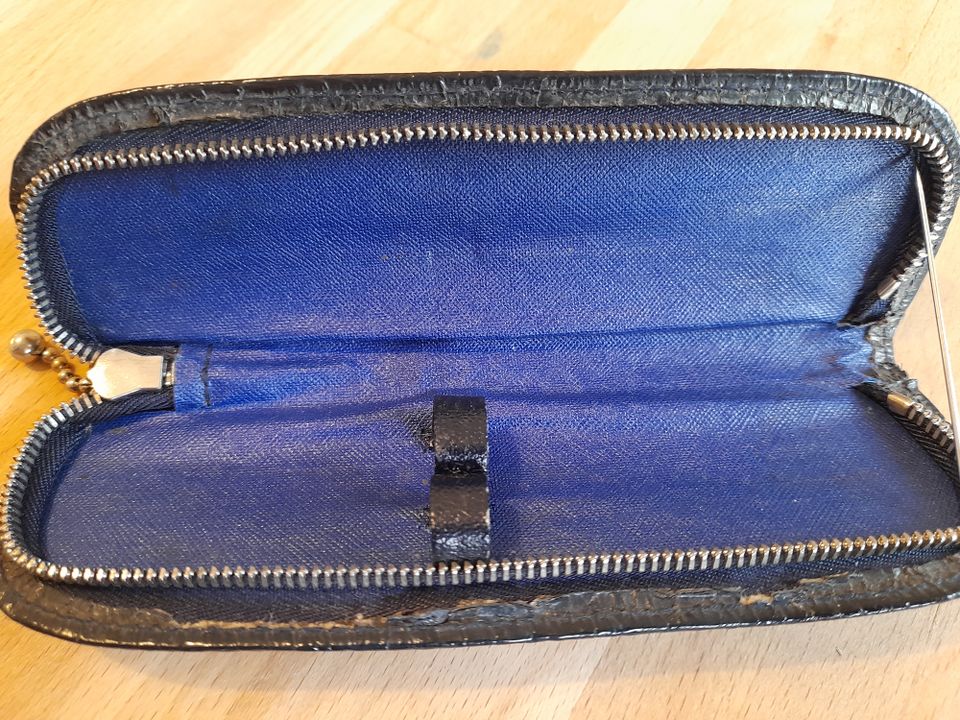 vintage Stifteetui, Etui Leder für 2 Stifte in Frankfurt am Main