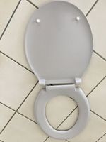 Toilettenset grau WC Sitz Bürstenhalter Toilettenpapierbox Hessen - Breuberg Vorschau