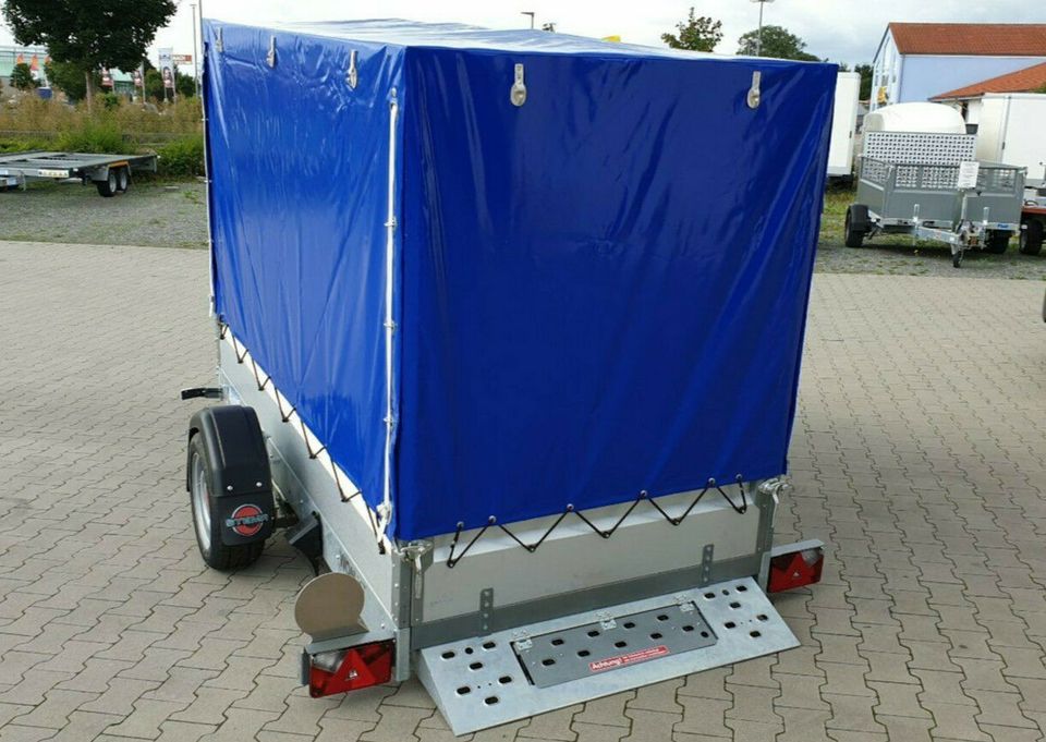 Stema WOM XT 1300kg 251x153cm mit Bordwand und Plane 150cm in Wilhelmshaven