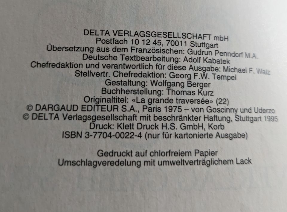 Grosser Asterix-Band - Die Große Überfahrt Band XXII (1995) in Mechernich