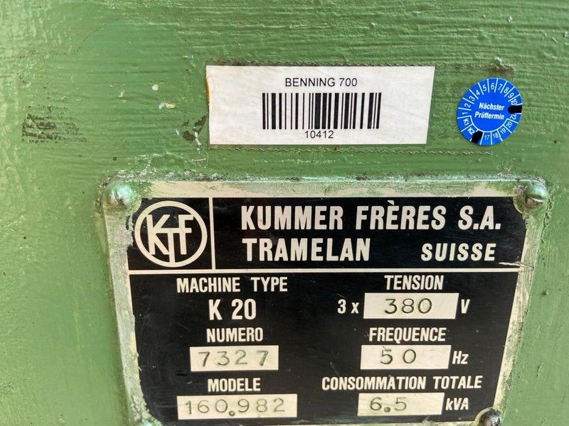 Zweispindel-Spanndrehmaschine K20 Kummer-Freres in Bad Tennstedt