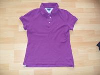 Tommy Hilfiger Damen Poloshirt Shirt lila Gr. L 38/40 6% Elastan Hessen - Fuldabrück Vorschau