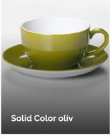 SUCHE Solid Color von Dibbern in oliv Tasse und Untertasse Schleswig-Holstein - Langballig Vorschau