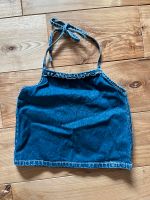 Top Jeans 116 H&M blau Neckholder Niedersachsen - Lüneburg Vorschau