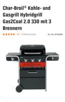 Gasgrill und  Kohlegrill Hybrid Char-Broil Gas2Coal 330 Nordrhein-Westfalen - Düren Vorschau