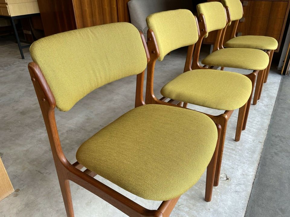 60er Danish Design Teak Stühle Buch Mid Century Esszimmerstühle in Bremen