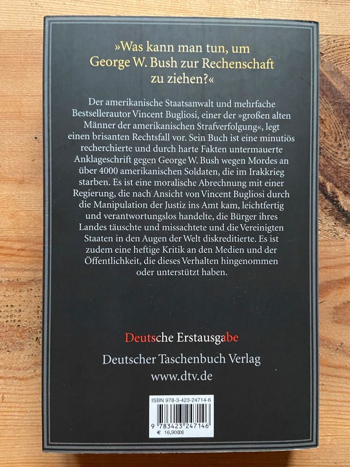 Vincent Bugliosi - Anklage wegen Mordes gegen George W. Bush in Hamburg