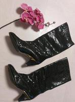 Extravagante Stiefel in Schlangenoptik (Lederstiefel) Niedersachsen - Lohne (Oldenburg) Vorschau