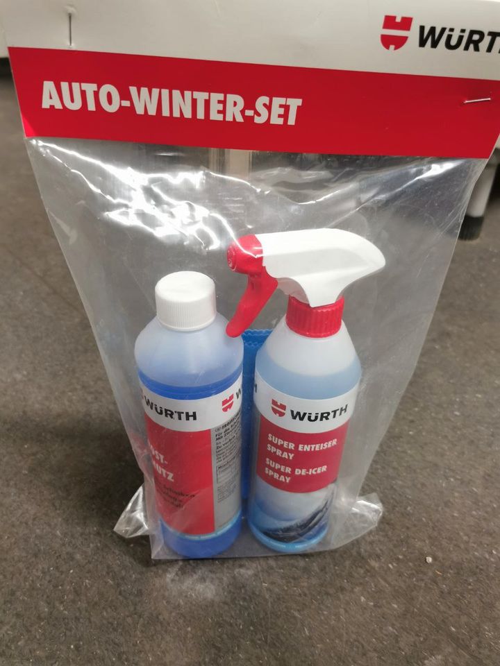 Auto-Winter-Set Enteiser, Scheibenfrostschutz, Eiskratzer, Tuch