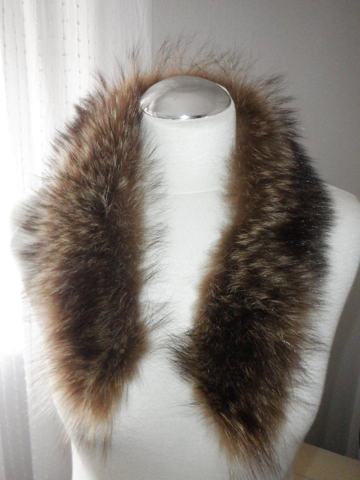 Echter Waschbär Pelz Kapuzen Kragen ca. 70 cm Pelzkragen TOPP!!! in Hauzenberg