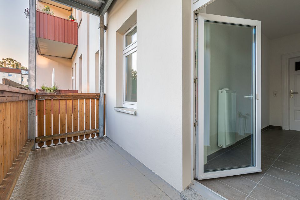 Singles oder Pärchen aufgepasst: Perfekt dimensionierte 2-Zimmer-Wohnung mit Balkon in Leipzig