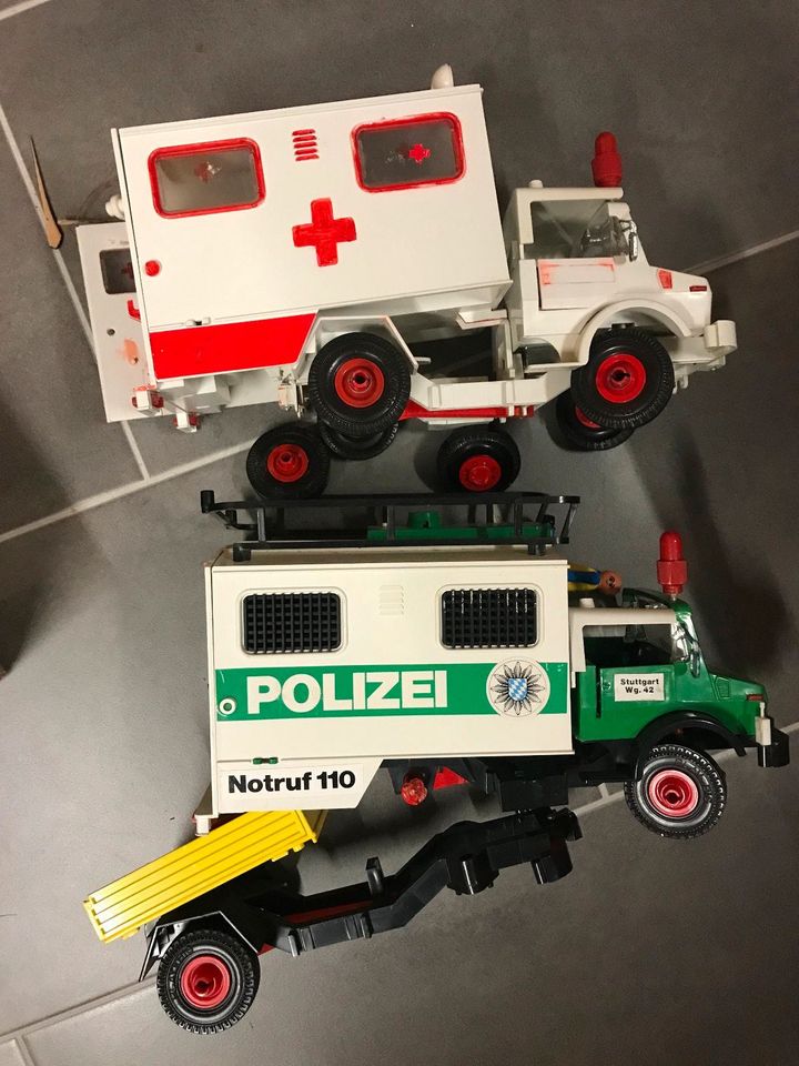 2x PLAYBIG Unimog Polizei und Krankenwagen+ Kleinteile in Hiltrup