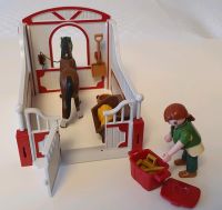 Playmobil Country 5108 **Shire Horse mit rot-grauer Pferdebox** Duisburg - Duisburg-Mitte Vorschau