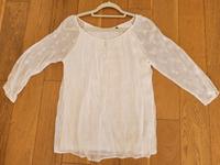 Bluse Zero luftig mit Stickerei creme  Gr. 38/40 Hessen - Eschenburg Vorschau